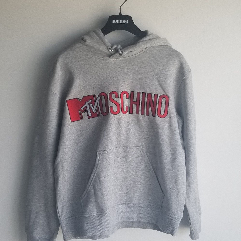 Moschino x H&M  Grey Sweatshirt hoodie